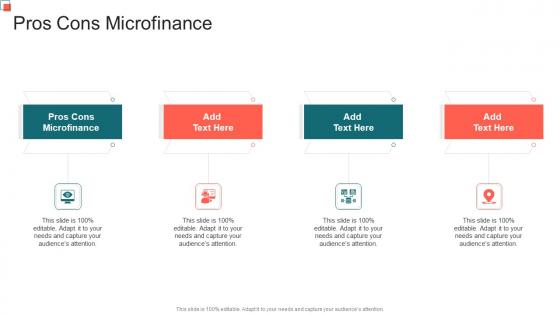 Pros Cons Microfinance In Powerpoint And Google Slides Cpb