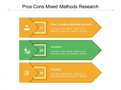 Pros cons mixed methods research ppt powerpoint presentation inspiration slideshow cpb