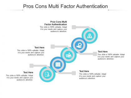 Pros cons multi factor authentication ppt powerpoint presentation pictures format cpb