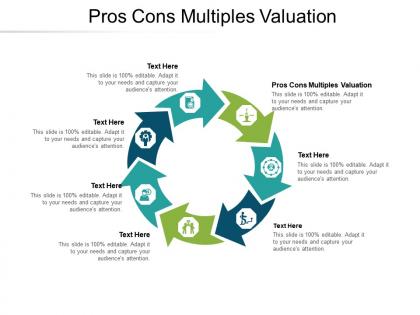 Pros cons multiples valuation ppt powerpoint presentation portfolio layout ideas cpb