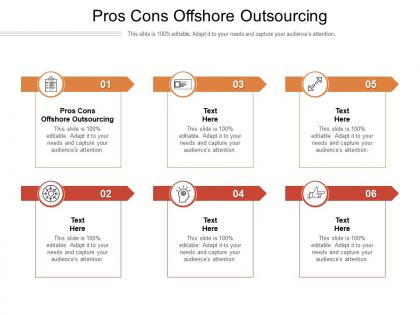 Pros cons offshore outsourcing ppt powerpoint presentation gallery designs cpb