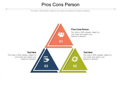 Pros cons person ppt powerpoint presentation inspiration shapes cpb