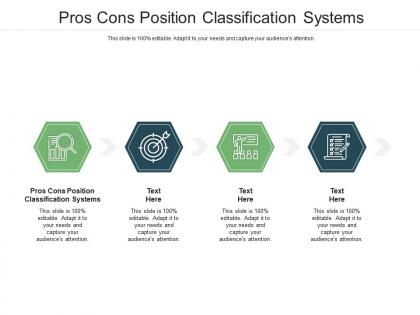 Pros cons position classification systems ppt powerpoint presentation professional guide cpb