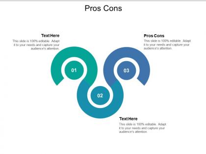 Pros cons ppt powerpoint presentation visual aids backgrounds cpb