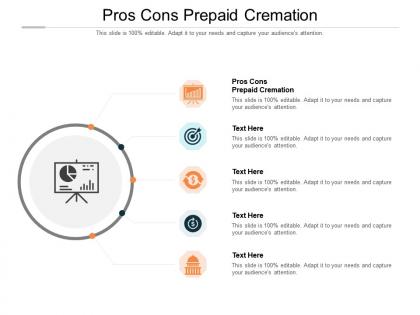 Pros cons prepaid cremation ppt powerpoint presentation infographic template graphics example cpb