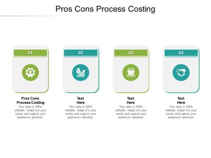 Pros cons process costing ppt powerpoint presentation show designs download cpb