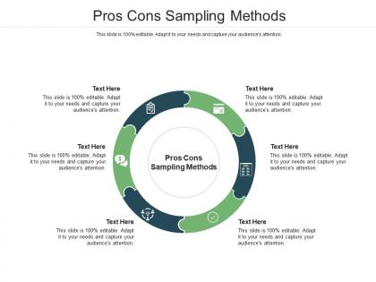 Pros cons sampling methods ppt powerpoint presentation model background image cpb