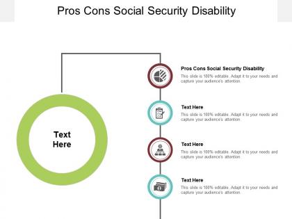 Pros cons social security disability ppt powerpoint presentation file images cpb