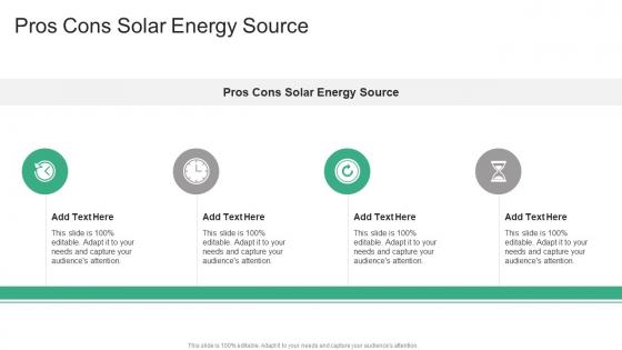 Pros Cons Solar Energy Source In Powerpoint And Google Slides Cpb