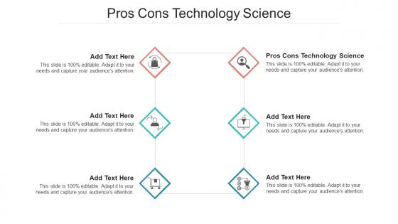 Pros Cons Technology Science Ppt Powerpoint Presentation Model Smartart Cpb