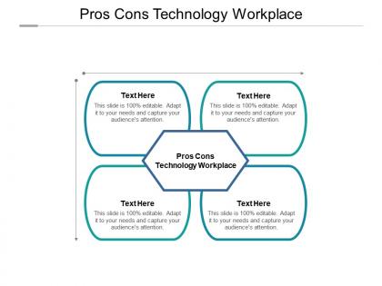 Pros cons technology workplace ppt powerpoint presentation file graphics tutorials cpb