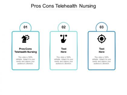 Pros cons telehealth nursing ppt powerpoint presentation inspiration gridlines cpb