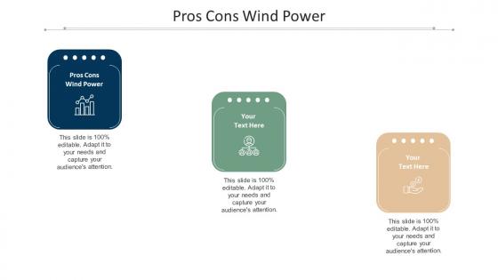Pros cons wind power ppt powerpoint presentation pictures background image cpb