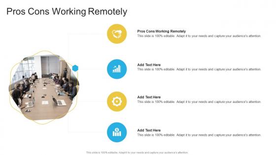 Pros Cons Working Remotely In Powerpoint And Google Slides Cpb
