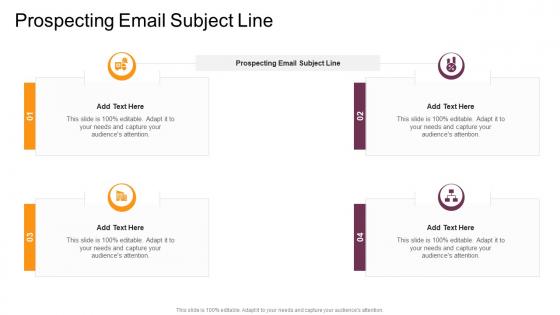 Prospecting Email Subject Line In Powerpoint And Google Slides Cpb