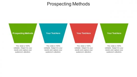 Prospecting methods ppt powerpoint presentation slides display cpb
