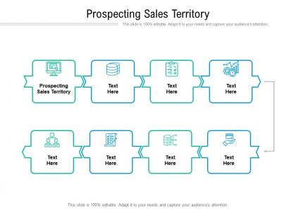 Prospecting sales territory ppt powerpoint presentation pictures brochure cpb