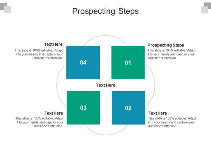 Prospecting steps ppt powerpoint presentation pictures information cpb
