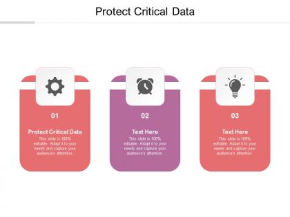 Protect critical data ppt powerpoint presentation summary layout cpb