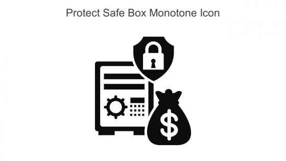 Protect Safe Box Monotone Icon In Powerpoint Pptx Png And Editable Eps Format