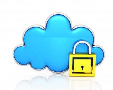 Protect your cloud stock photo