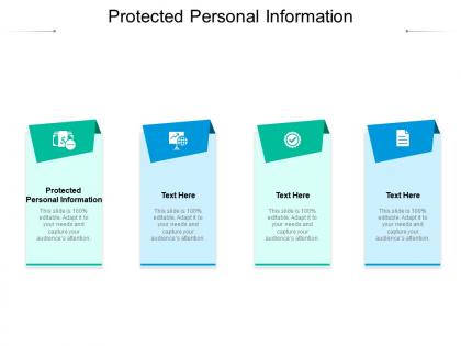 Protected personal information ppt powerpoint presentation file designs cpb