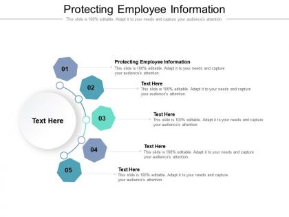 Protecting employee information ppt powerpoint presentation layouts design ideas cpb
