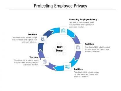 Protecting employee privacy ppt powerpoint presentation show layout ideas cpb