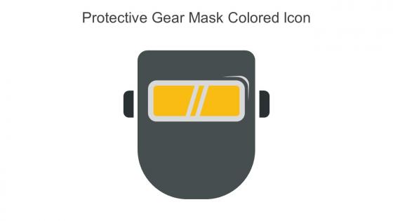 Protective Gear Mask Colored Icon In Powerpoint Pptx Png And Editable Eps Format