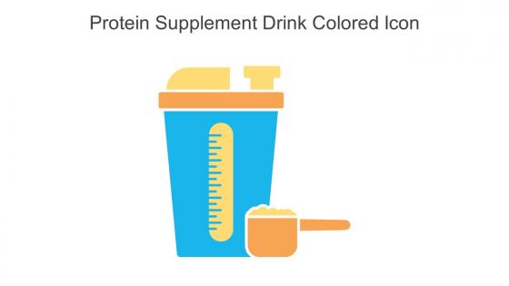 Protein Supplement Drink Colored Icon In Powerpoint Pptx Png And Editable Eps Format
