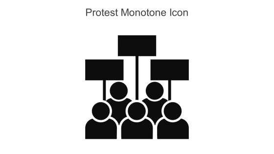 Protest Monotone Icon In Powerpoint Pptx Png And Editable Eps Format