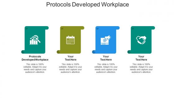 Protocols developed workplace ppt powerpoint presentation icon background cpb