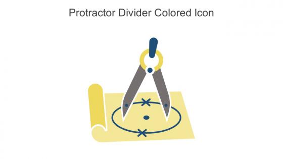 Protractor Divider Colored Icon In Powerpoint Pptx Png And Editable Eps Format