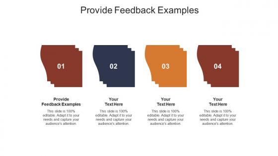 Provide feedback examples ppt powerpoint presentation infographics introduction cpb