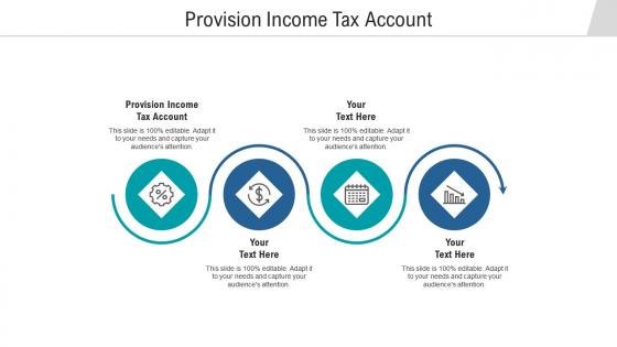 Provision income tax account ppt powerpoint presentation portfolio vector cpb