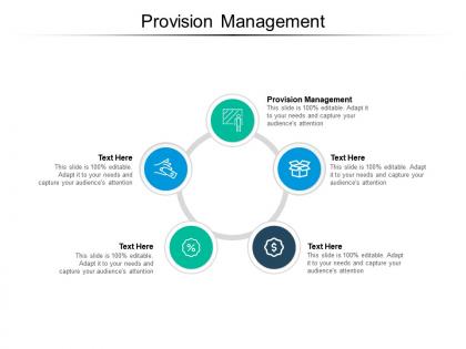 Provision management ppt powerpoint presentation infographics images cpb