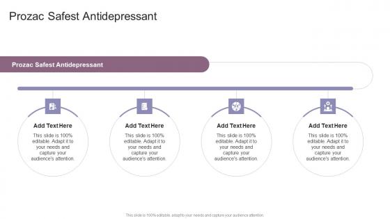 Prozac Safest Antidepressant In Powerpoint And Google Slides Cpb