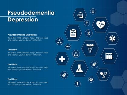 Pseudodementia depression ppt powerpoint presentation ideas rules