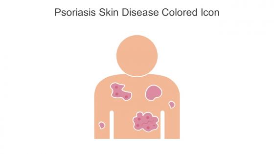 Psoriasis Skin Disease Colored Icon In Powerpoint Pptx Png And Editable Eps Format