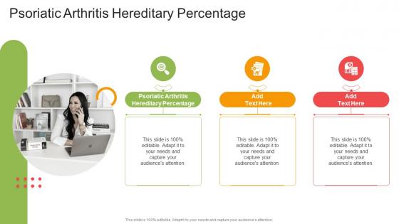Psoriatic Arthritis Hereditary Percentage In Powerpoint And Google Slides Cpb
