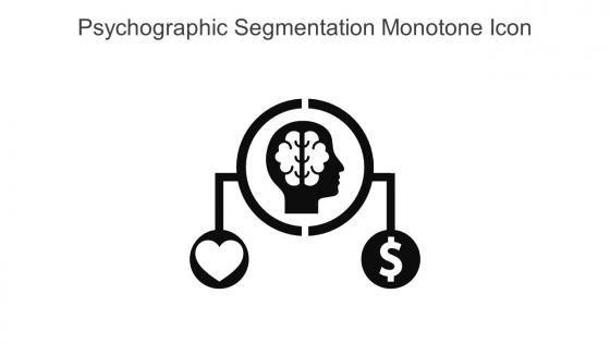 Psychographic Segmentation Monotone Icon In Powerpoint Pptx Png And Editable Eps Format