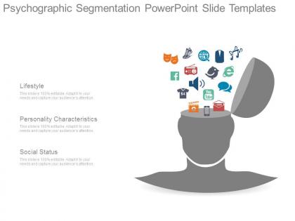 Psychographic segmentation powerpoint slide templates