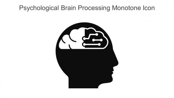 Psychological Brain Processing Monotone Icon In Powerpoint Pptx Png And Editable Eps Format