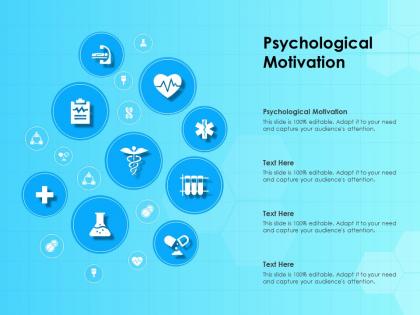 Psychological motivation ppt powerpoint presentation icon portrait