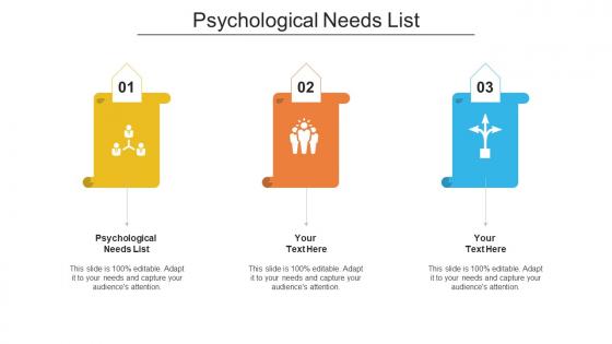 Psychological needs list ppt powerpoint presentation slides clipart cpb