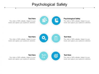 Psychological safety ppt powerpoint presentation summary infographics cpb