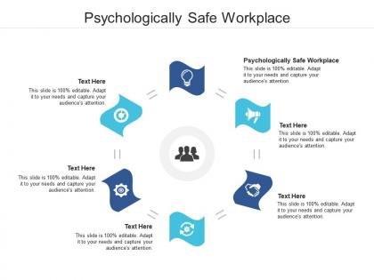 Psychologically safe workplace ppt powerpoint presentation pictures themes cpb