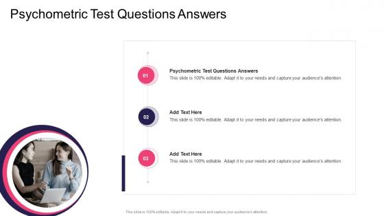 Psychometric Test Questions Answers In Powerpoint And Google Slides Cpb