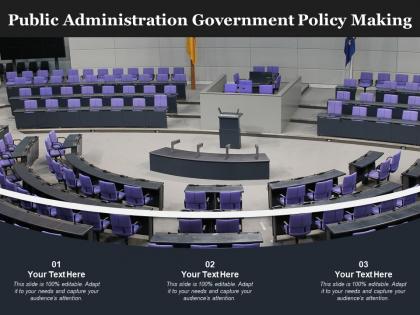 Public administration government policy making