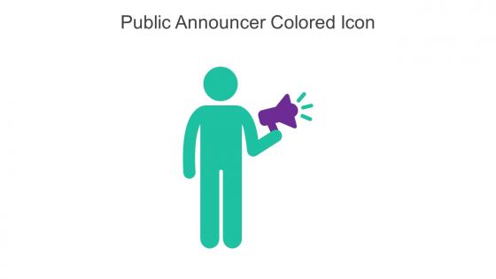 Public Announcer Colored Icon In Powerpoint Pptx Png And Editable Eps Format